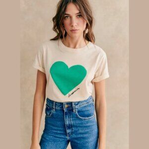 SEZANE Heart Tee